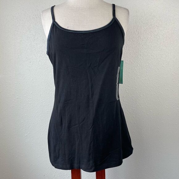 NWT PBX Basics Black Tank Top Style Camisole Size L - Picture 1 of 6